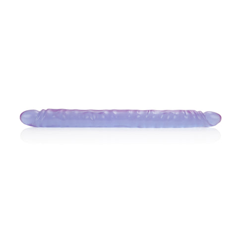 Slim Jim Duo 17 Inch Veined Super Slim Purple Double Dong Double Dongs