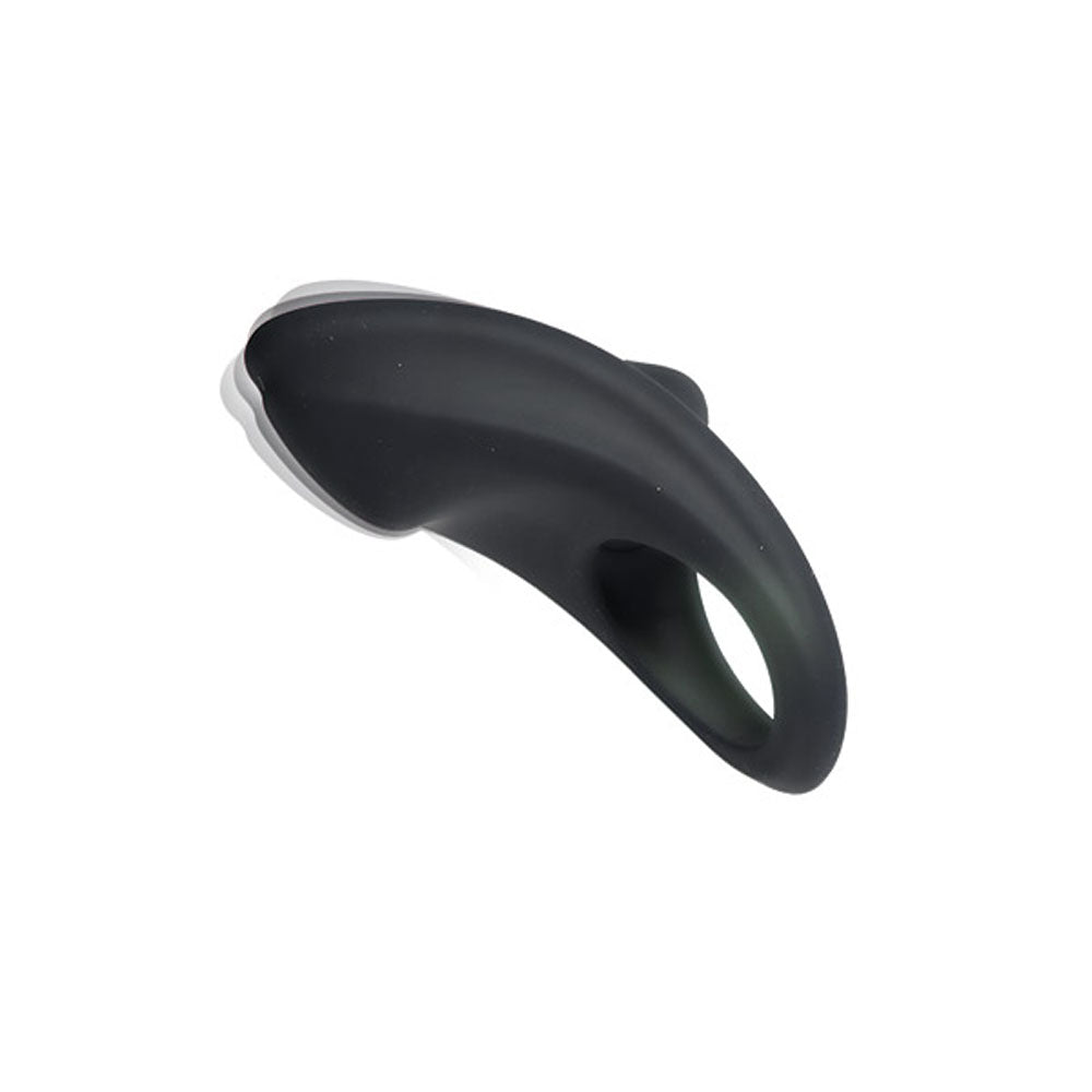 Overdrive Plus Cock Ring Black > Cock Ring > Vibrating