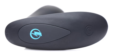 E-Stim and Vibrating Prostate Massager - Black Prostate Tools