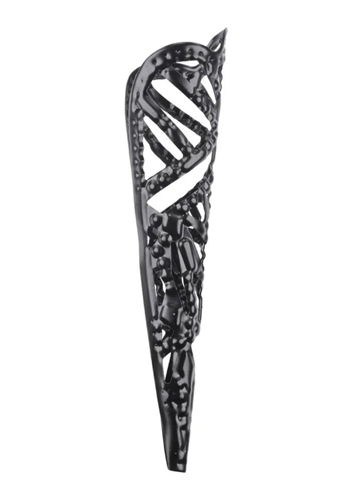 Sex & Mischief Sensory Fingertips - 8.25 cm Black Alloy Medical Themed
