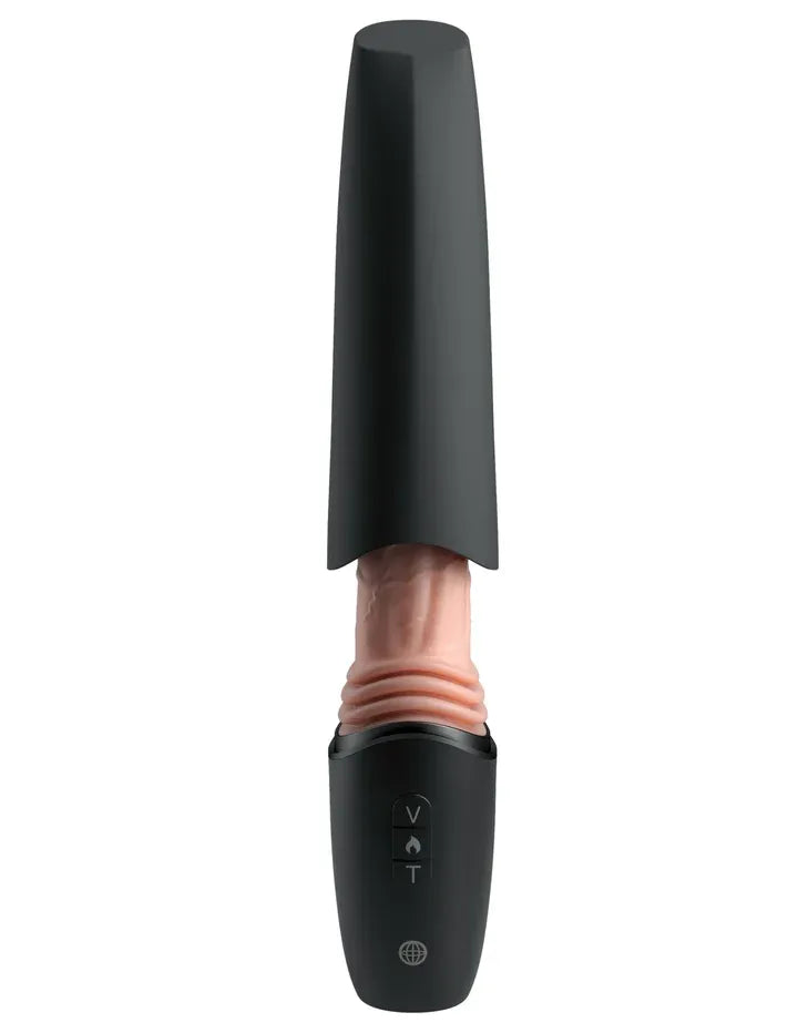 King Cock Plus Pro – 10 Mode Heated Thrusting Vibrator > Dildos > Thrusting Dildos
