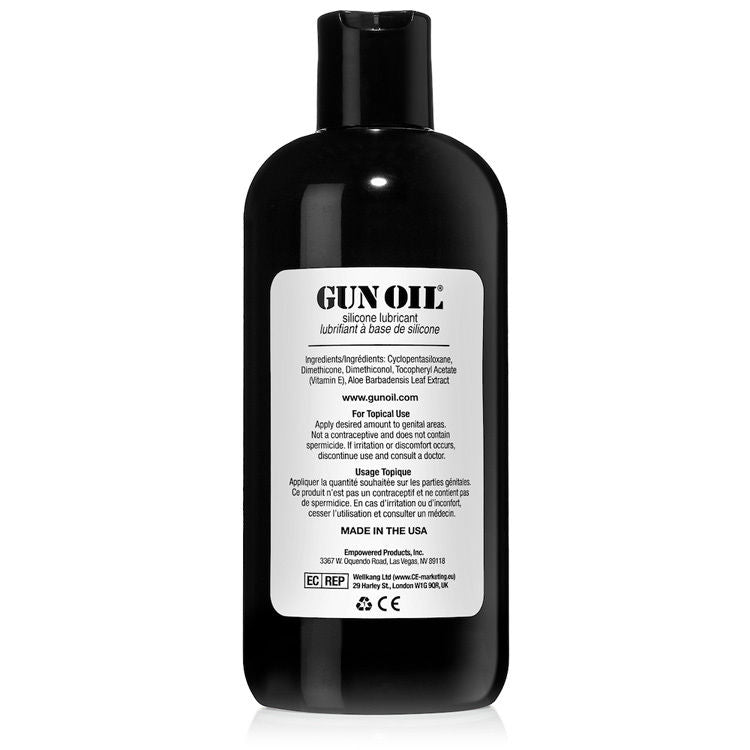 Gun Oil Silicone Lubricant 16 Oz with Aloe Vera for Intimacy Speciality Lubricants