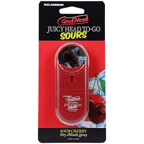 Goodhead Juicyhead Sour Cherry Dry Mouth Spray for Oral Use Default Title Oral Gels & Sprays