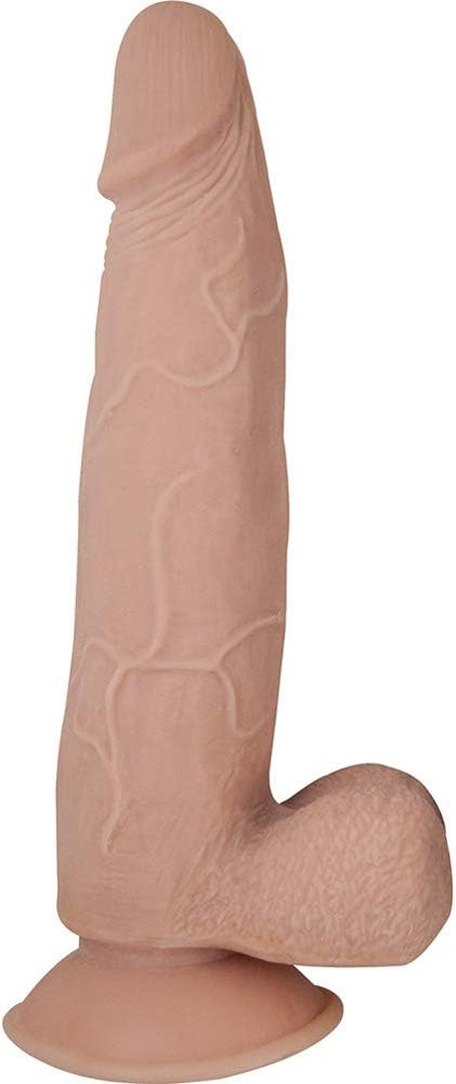Dual Layered Realistic 8 Inch Dildo with Suction Cup Base Flesh Tone > Dildos > Realistic Dildos