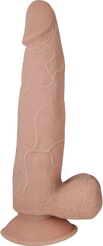 Dual Layered Realistic 8 Inch Dildo with Suction Cup Base Flesh Tone > Dildos > Realistic Dildos