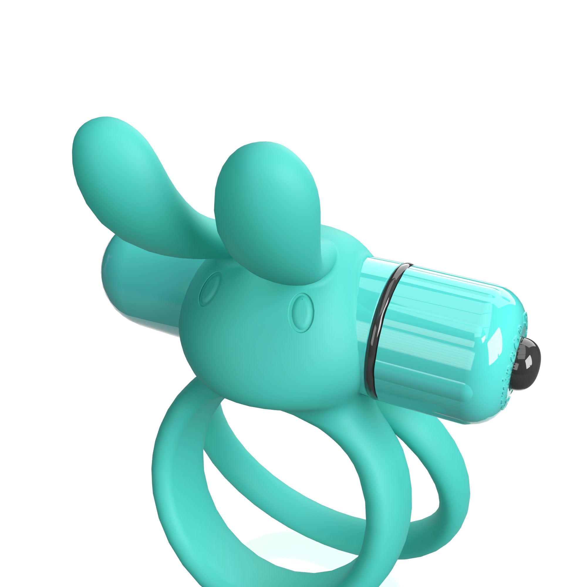 Screaming O 4B Ohare XL Vibrating Cockring With Rabbit Ears Cock Rings Vibrating