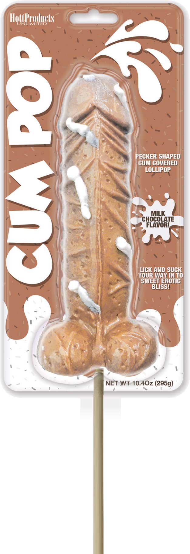 Cum Pops Milk Chocolate – Pecker Shaped Chocolate Lollipops Beige > Novelties > Candy & Edible Items