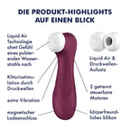 Satisfyer Pro 2 Generation 3 Connect – Liquid Air Technology Vibrator > Sex Toys For Ladies > Air Pulsation