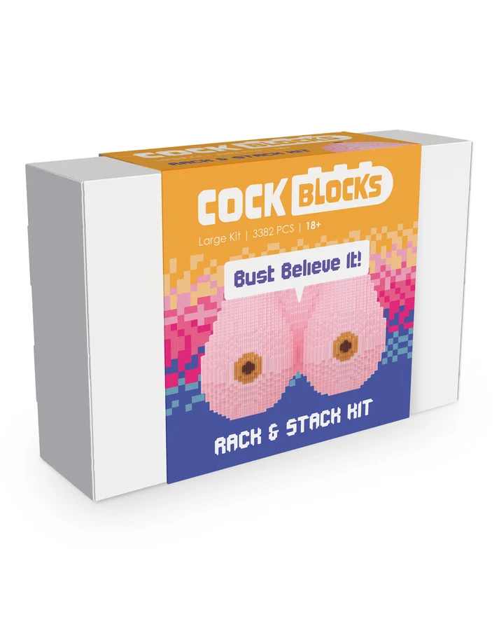 Cock Blocks - Rack And Stack - 3382 Piece 3D Jigsaw Puzzle > Novelties > Gag Gifts