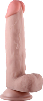 Get Lucky 7.5 Inch Bendable Real Skin Dildo by Voodoo Toys Beige > Dildos > Realistic Dildos