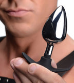 Dark Invader Metal and Silicone Weighted Large Anal Plug > Anal Range > Butt Plugs