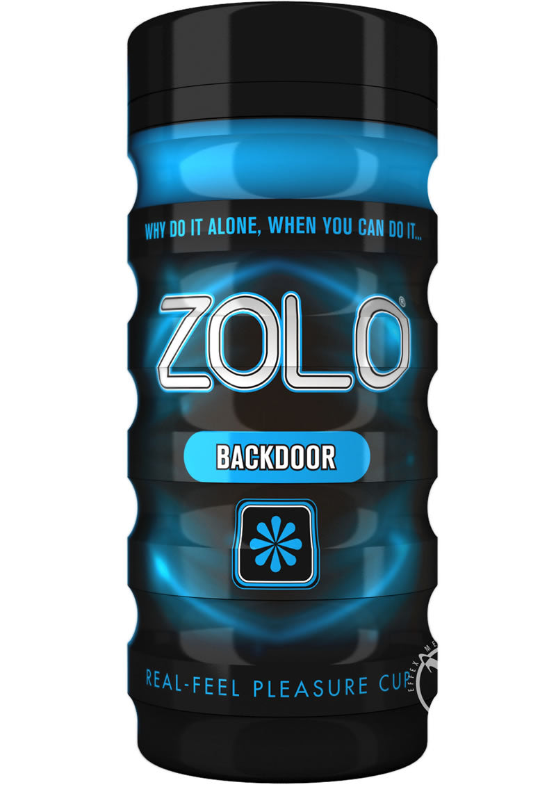 ZOLO Back Door Cup Masturbator - Blue Main image