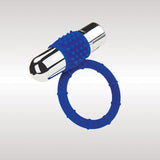 Zolo COCK RINGS Blue Zolo Powered Bullet Cock Ring -  USB Rechargeable 848416006236