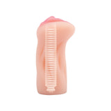 Zolo MASTURBATORS Flesh Zolo Stroke Off Mini Pussy Stroker 848416012947