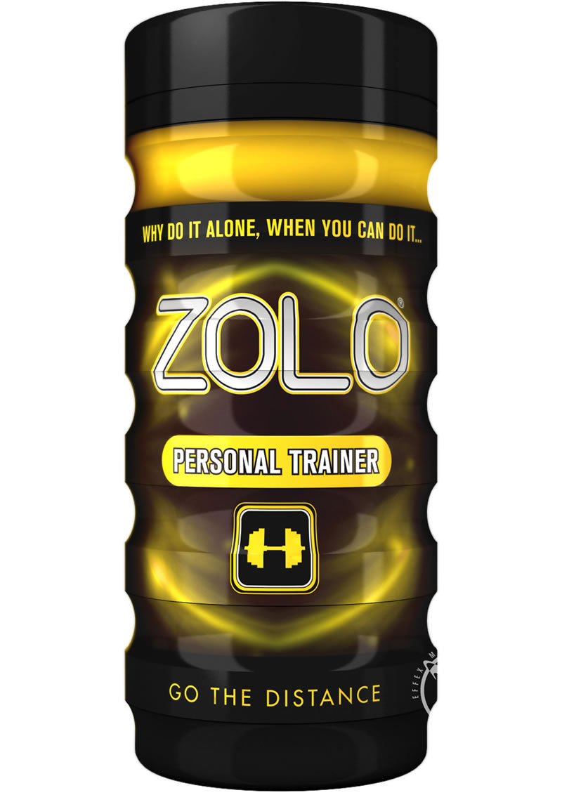 Zolo Personal Trainer Masturbator Cup With Suction Control Yellow > Sex Toys For Men > Masturbators Cup