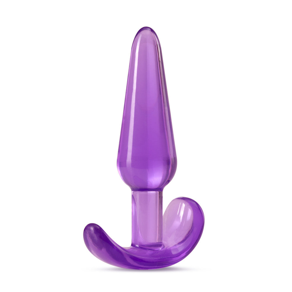 B Yours Slim Anal Plug Purple 4.25 Inch Soft Flexible Secondary image