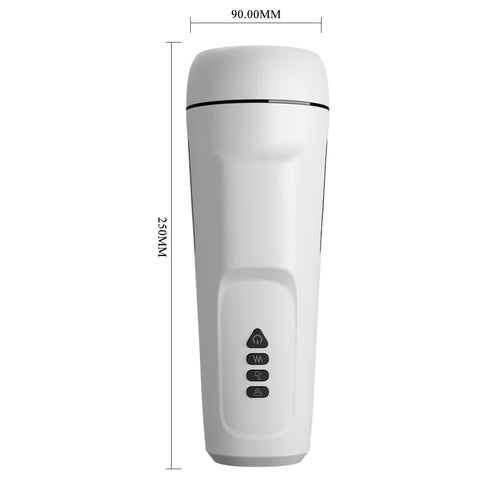 Pretty Love Sienna White Suction Stimulator for Intense Pleasure Strokers - Manual
