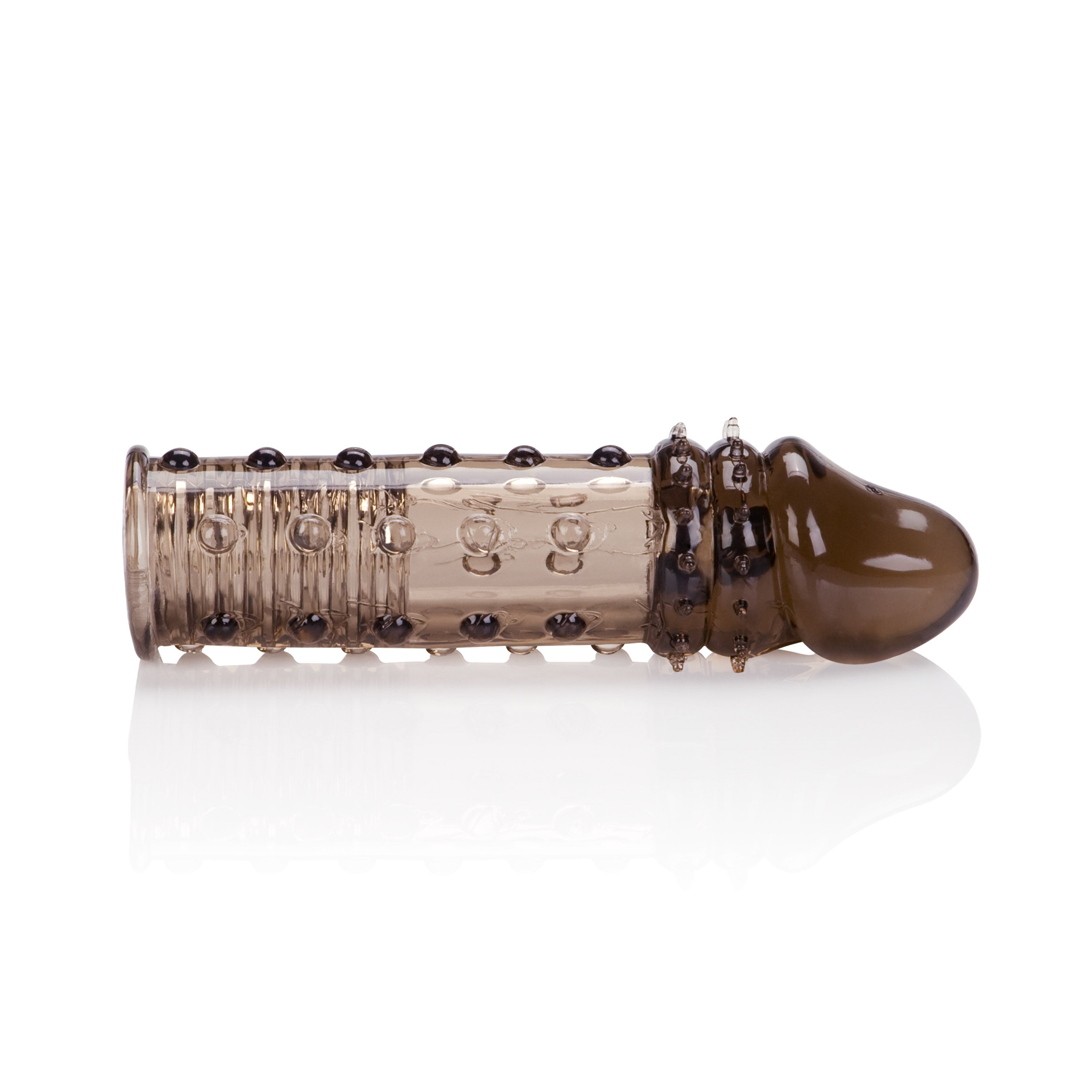 Adonis Extension Smoke 2 Inch Lengthening Erection Enhancer with Textured Ridges and Nubs SLEEVES