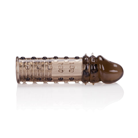 Adonis Extension Smoke 2 Inch Lengthening Erection Enhancer with Textured Ridges and Nubs SLEEVES
