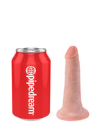 King Cock 5 Inch Handcrafted Realistic Silicone Dildo > Dildos > Slim Dildos