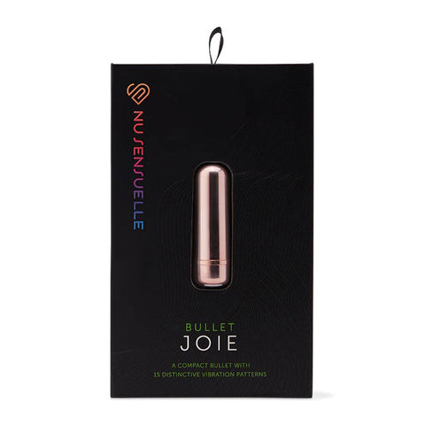 Nu Sensuelle Joie Rose Gold Bullet Vibrator with 15 Modes Pink BULLETS