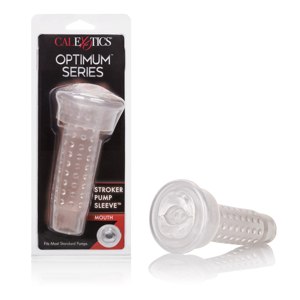 Optimum Series Stroker Pump Sleeve Mouth Transparent Medium Size Strokers - Manual