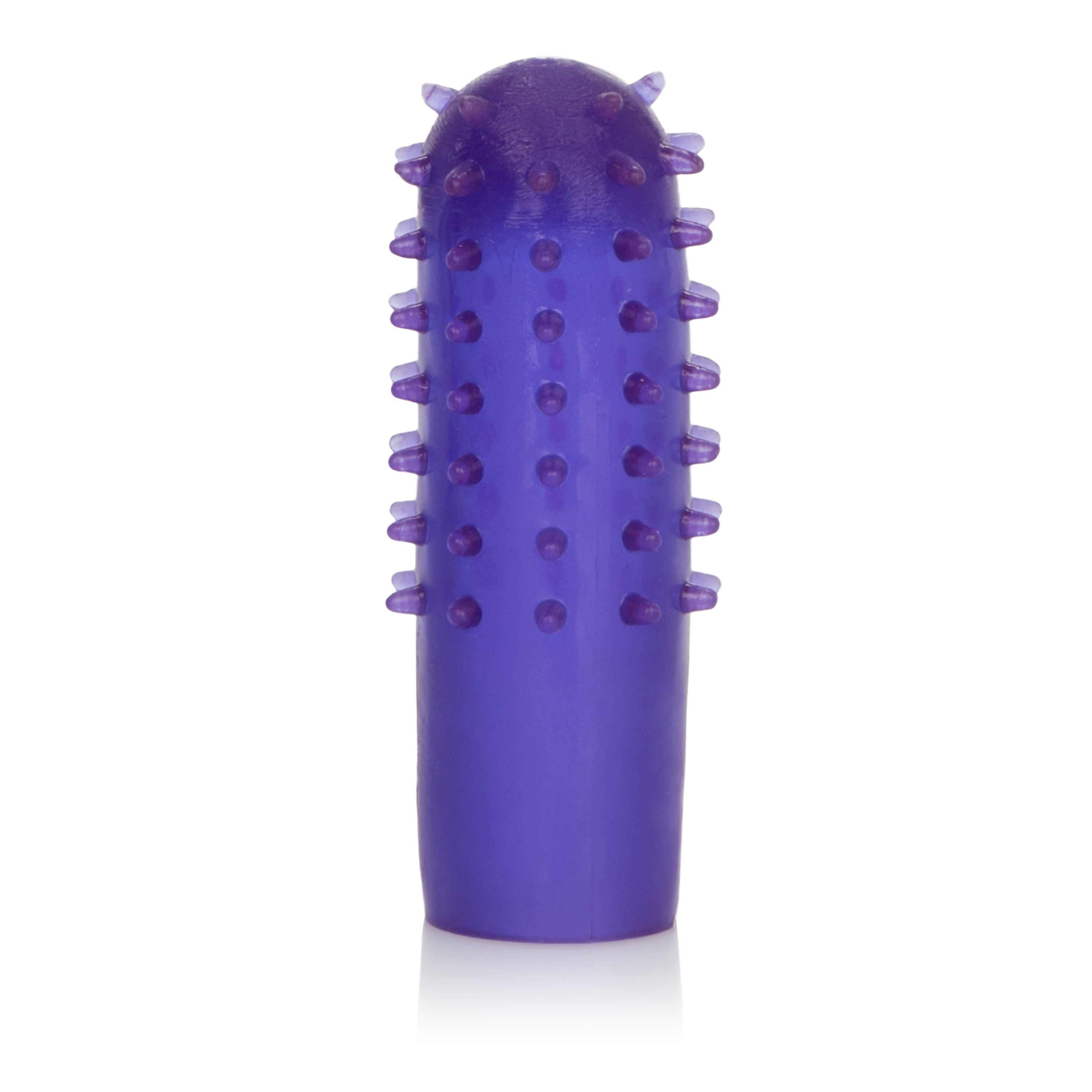 Turbo 8 Accelerator Double Bullet Vibrator with Tickler Sleeve Purple BULLETS