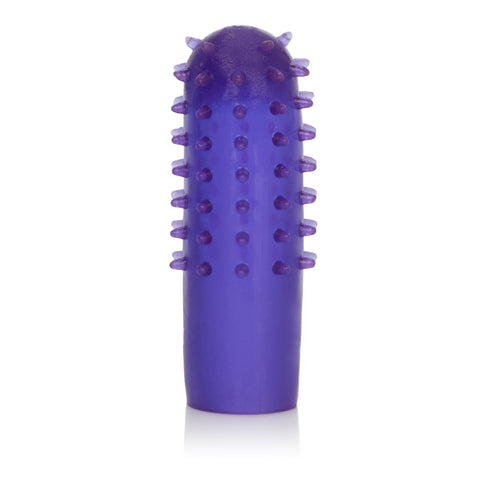 Turbo 8 Accelerator Double Bullet Vibrator with Tickler Sleeve Purple BULLETS