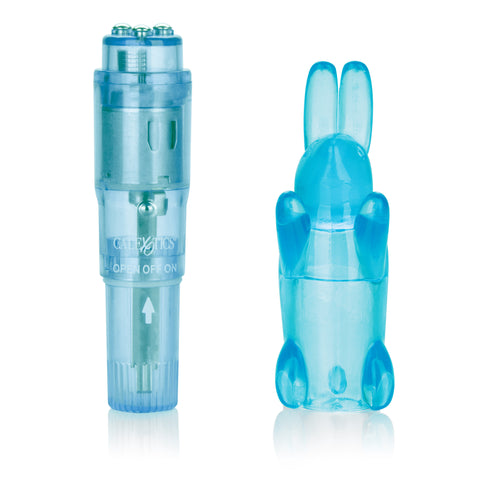 Shanes World Pocket Party Blue Rabbit Style Adult Massager VIBRATORS-RABBIT