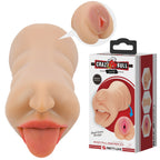 Sarah Mouth Masturbator Sleeve (Light) – Realistic Masturbator Sleeve > Sex Toys For Men > Masturbators > Manual