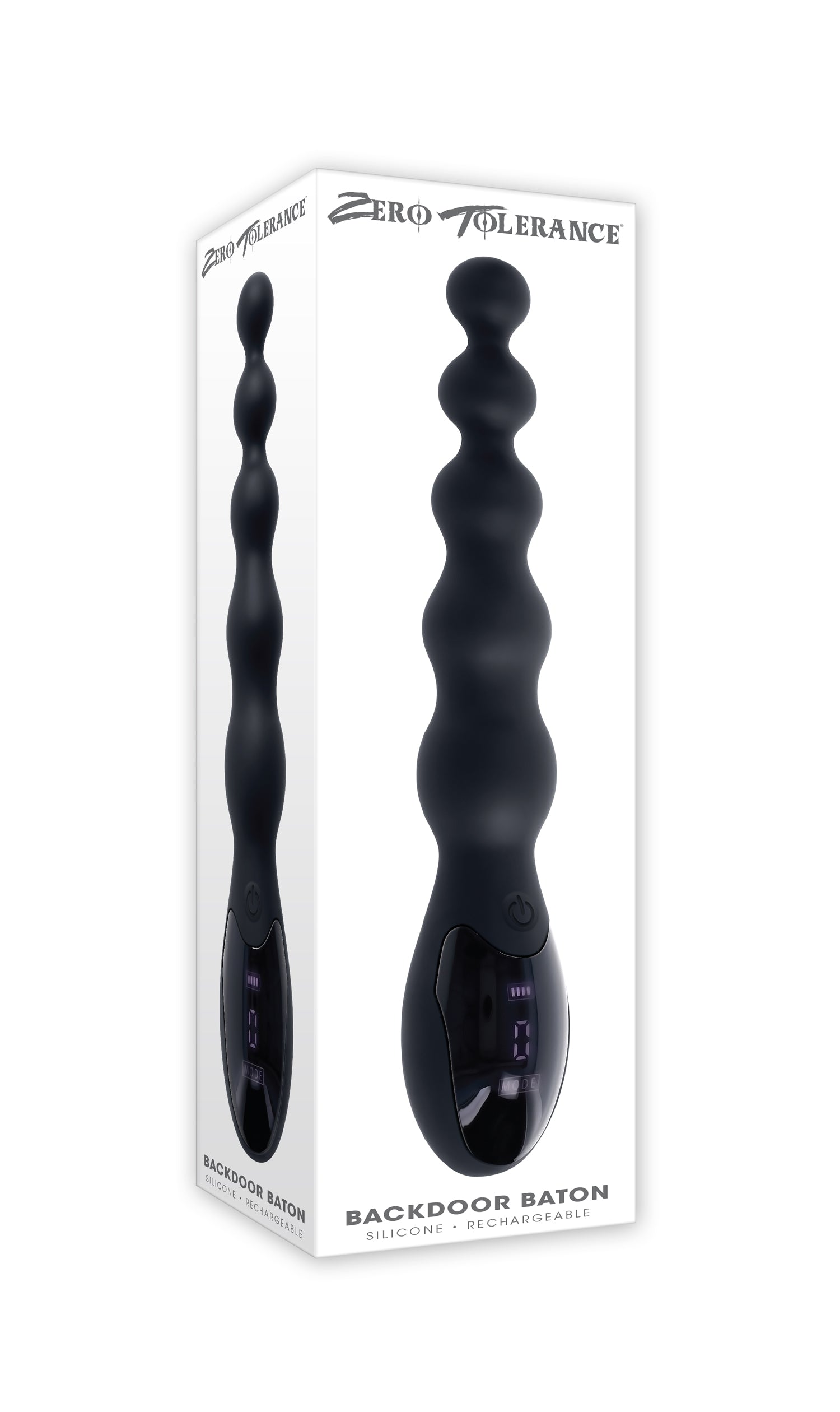 Zero Tolerance BACKDOOR BATON 24 cm USB Rechargeable Anal Beads Black > Anal Range > Anal Beads