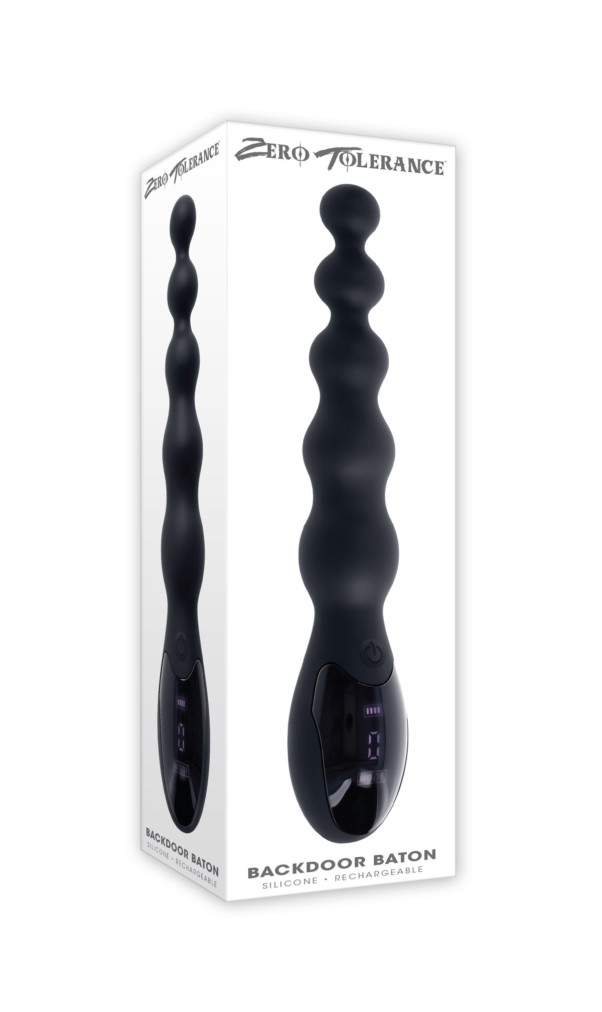 Zero Tolerance BACKDOOR BATON 24cm Anal Beads Black > Anal Range > Anal Beads