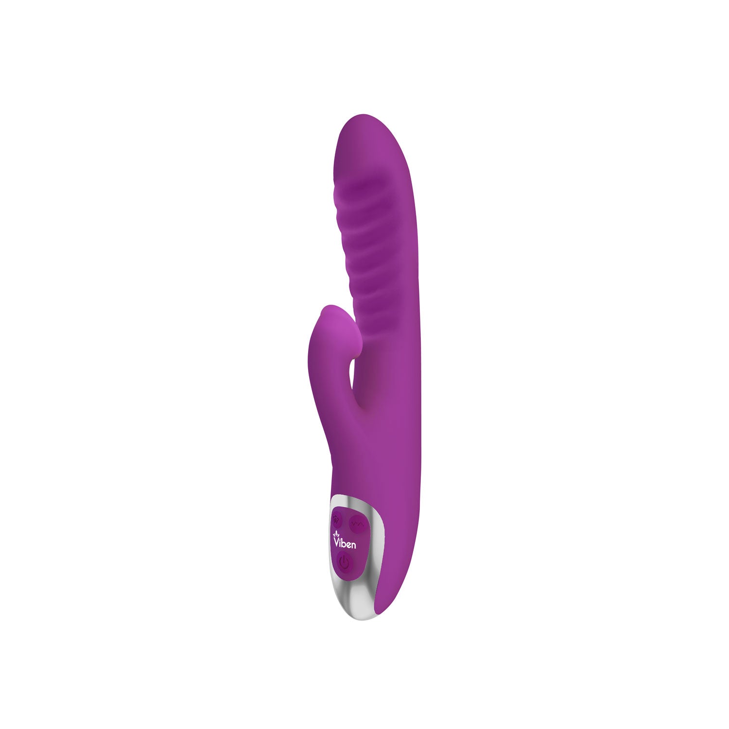 Viben Frenzy Suction Rabbit Vibe in Berry VIBRATORS-RABBIT