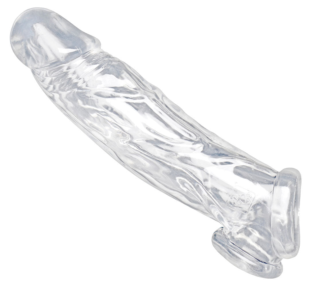 Realistic Clear Penis Enhancer and Ball Stretcher – Lifelike Penis Sleeve and Ball Stretcher > Sex Toys For Men > Penis Sleeves