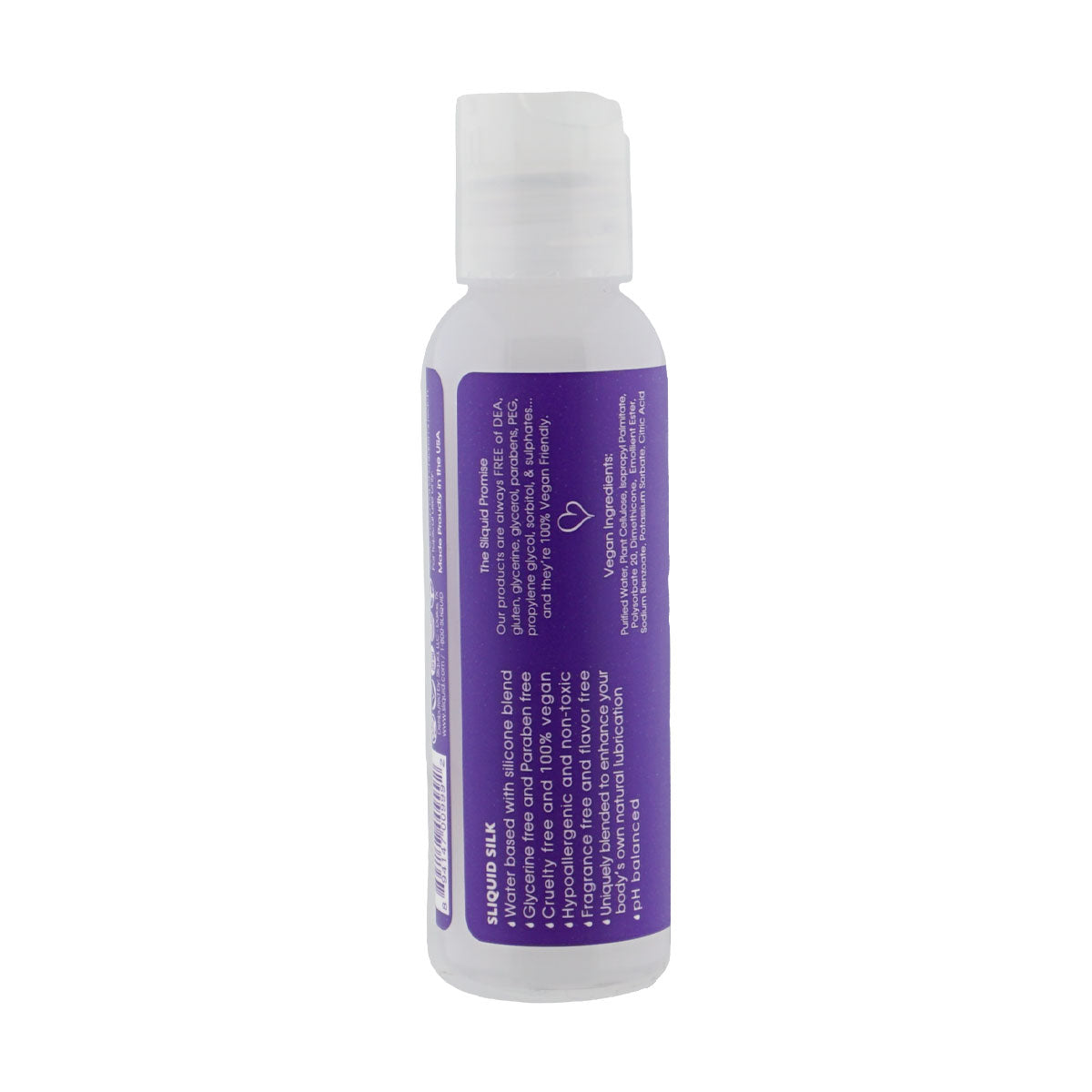 Sliquid Naturals Silk Hybrid Water-Based Personal Lubricant (59ml) – Smooth Hybrid Lubricant > Lube > Hybrid
