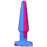 A-Play Groovy Silicone Anal Plug- 5 inch - Berry