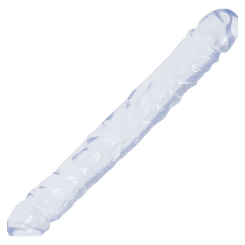 Doc Johnson Crystal Jellies Jr. Double Dong – Soft Flexible 12 Inch Double-Ended Dong > Dildos > Double Dildos