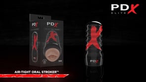 Pdx Elite Air-Tight Anal Stroker in Black