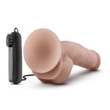 Dr Skin Dr Jay 8.75in Vibrating Cock with Suction Cup Vanilla