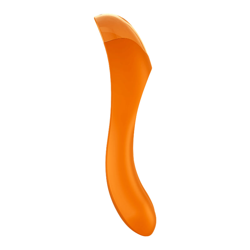 Satisfyer Candy Cane Finger Vibrator - Orange
