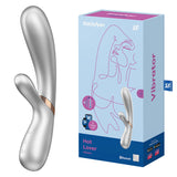 Satisfyer Hot Lover Rabbit Vibrator Silver/Champagne