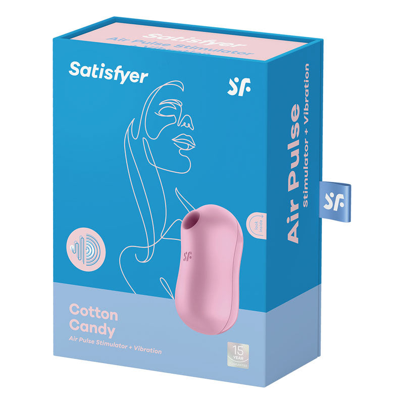 Satisfyer Cotton Candy - Lilac - Lilac USB Rechargeable Air Pulsation Stimulator