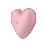 Satisfyer Cutie Heart - Air Pulsation Stimulator with Vibration Pink Light Red