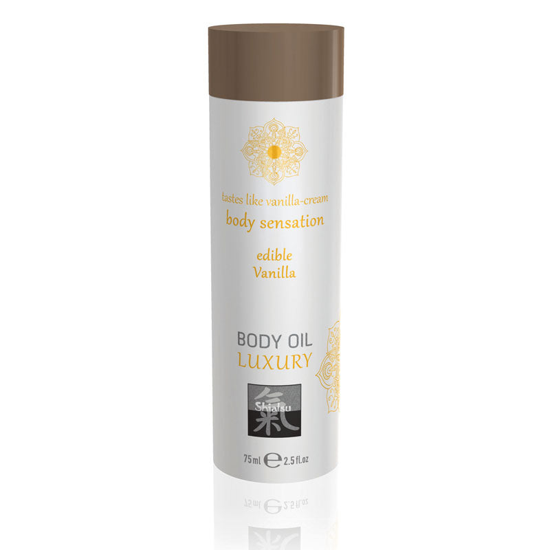 Shiatsu Luxury Body Oil Edible Vanilla