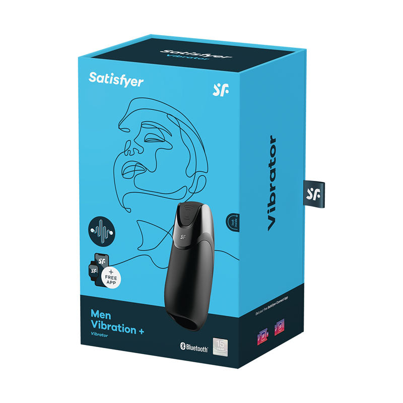 Satisfyer Men Vibration+ -  USB Rechargeable Masturbator with App Control