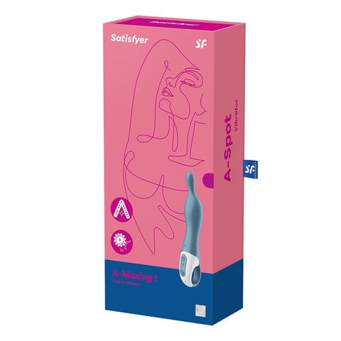A-mazing 1 Vibrator Blue for Precise A-Spot Stimulation > Sex Toys For Ladies > G-Spot Vibrators