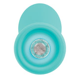 Adam & Eve RECHARGEABLE SILICONE G-GASM DELIGHT - Teal 17.8 cm USB Rechargeable Vibrator