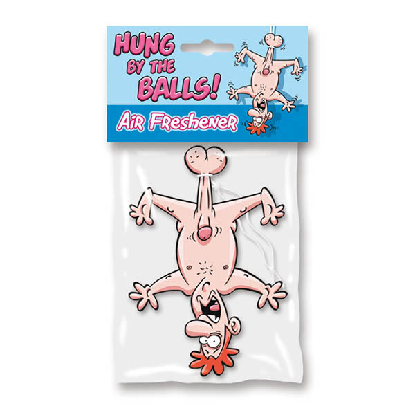 Hung By The Balls Air Freshener - Novelty Car Air Freshener