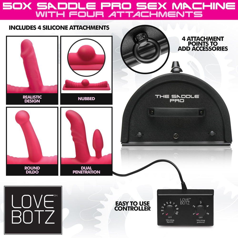LoveBotz 50X Saddle Pro Sex Machine