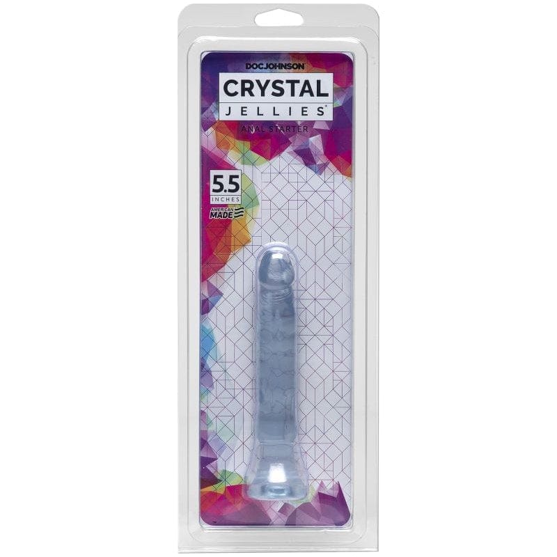 Doc Johnson Crystal Jellies Anal Starter 5.5 Inch Soft Flexible Anal Toy > Anal Range > Butt Plugs